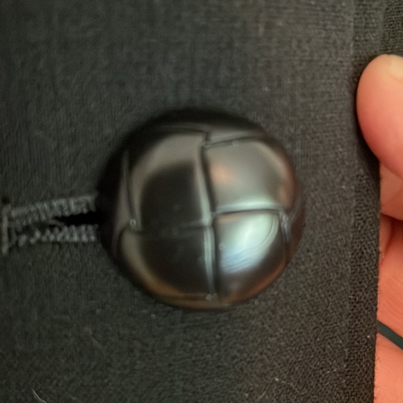 Slim black coat - Picture 4 of 10